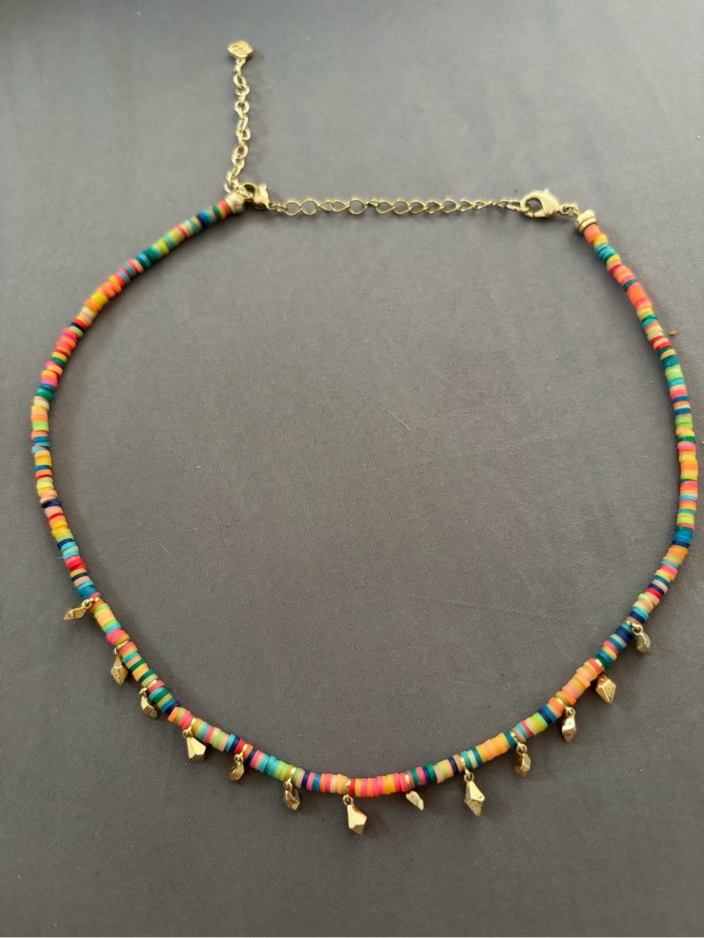 Kendra Scott Reece Gold Choker in Neon Mix
